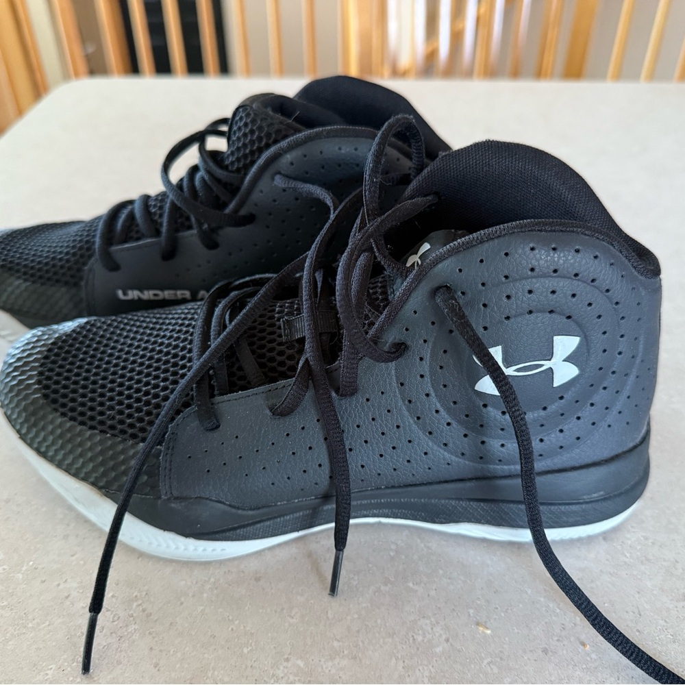 Under Armour Black and White Athletic Sneakers